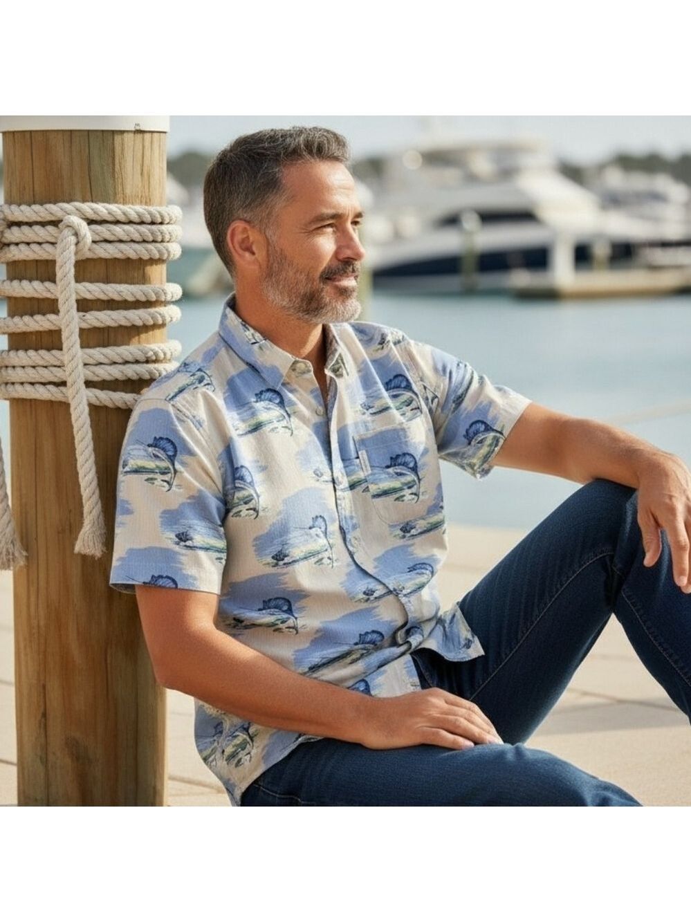 Columbia Button Down Shirt Large #T58